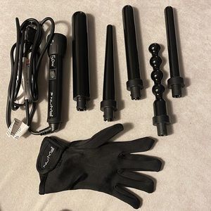 NuMe 5-in-1 Curling Wand Set